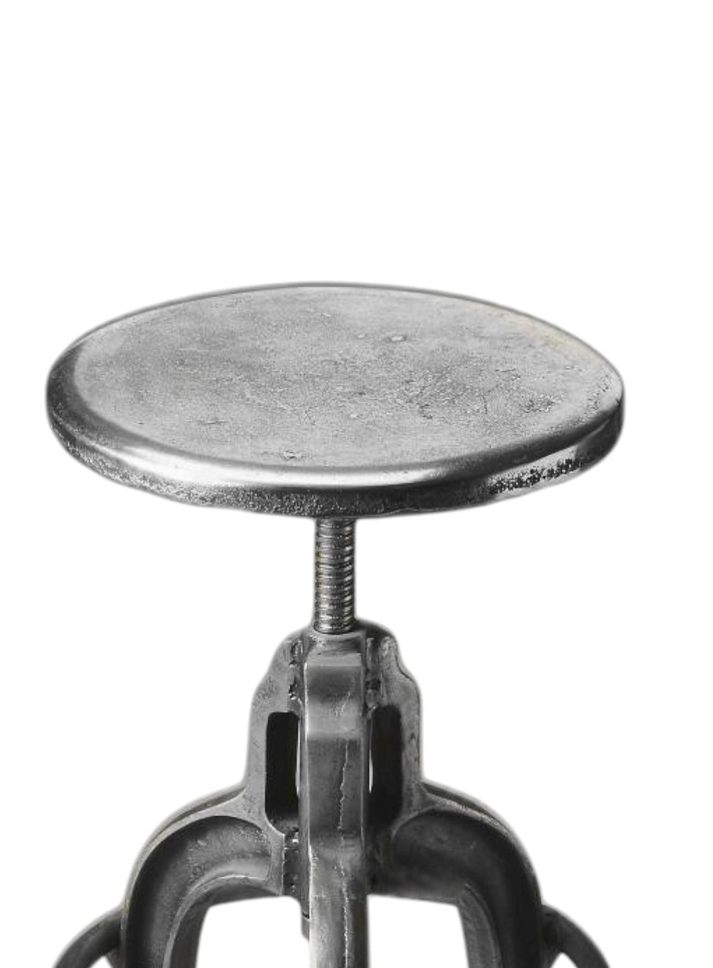 Iron Backless Swivel Bar Chair