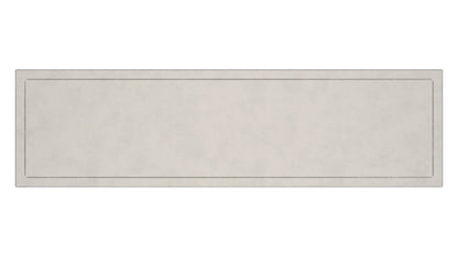 44" Silver Iron Bench