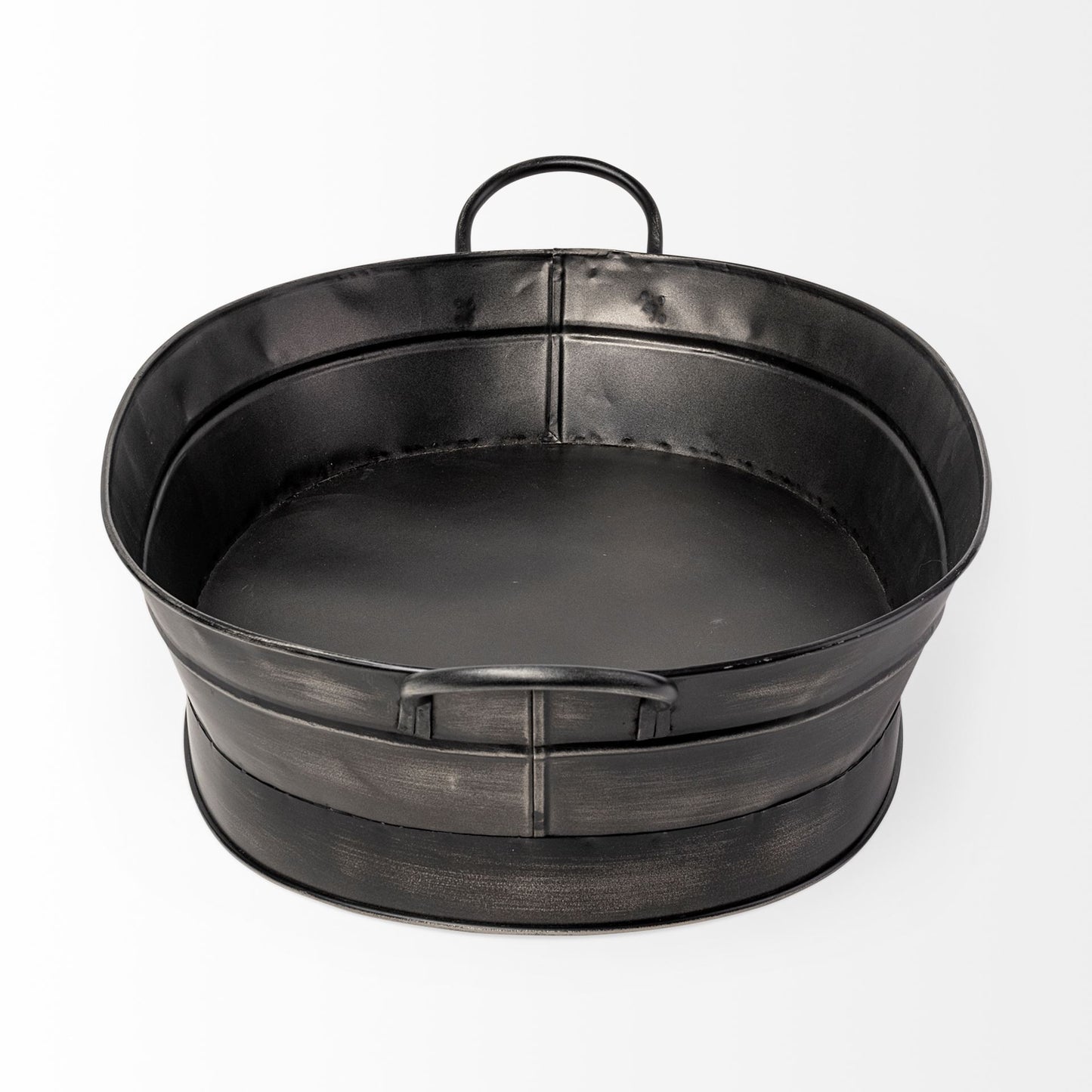 14" Black Metal Basket