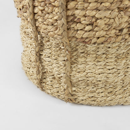 Set of Three Brown Wicker Basket