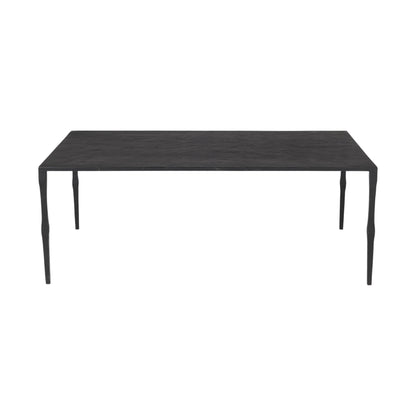 22" Black Iron Coffee Table