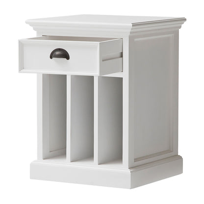 24" Solid Wood and Wood Nightstand