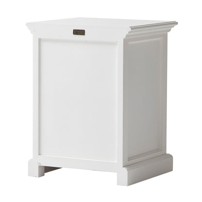 24" Solid Wood and Wood Nightstand