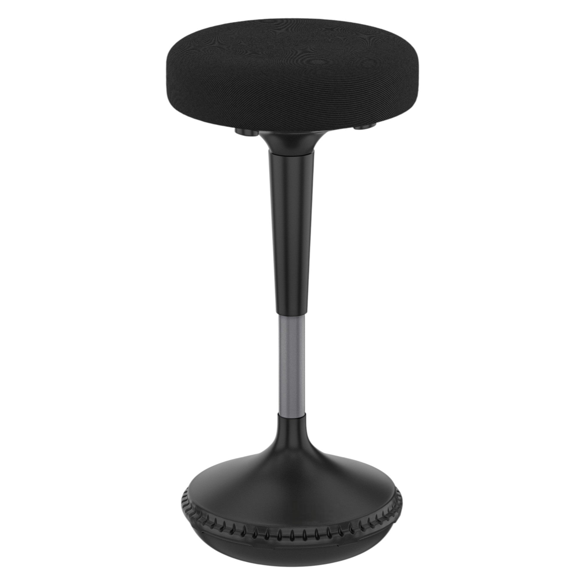 Black and Gray Adjustable Height Swivel Office Chair