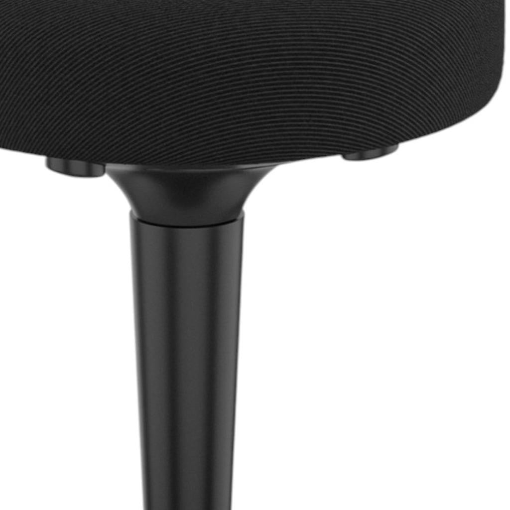 Black and Gray Adjustable Height Swivel Office Chair