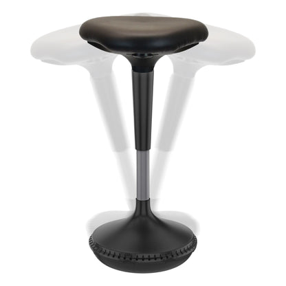 Black Adjustable Height Swivel Office Chair