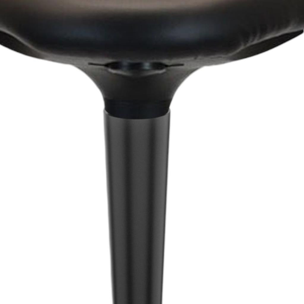 Black Adjustable Height Swivel Office Chair