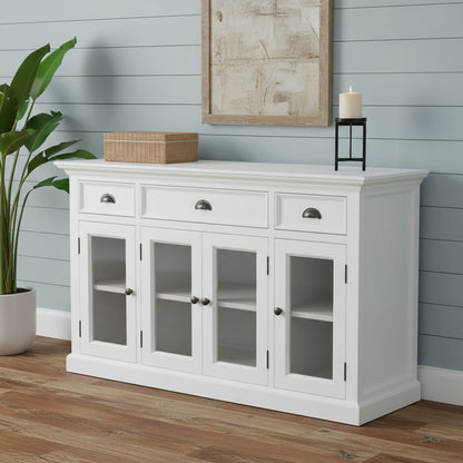 Modern Farmhouse White Buffet Server