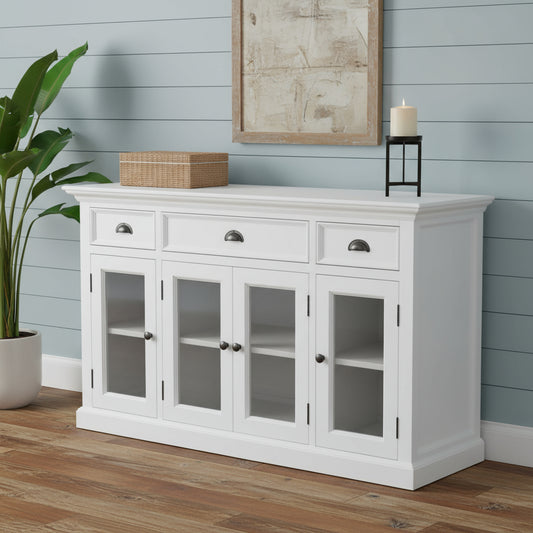 Modern Farmhouse White Buffet Server