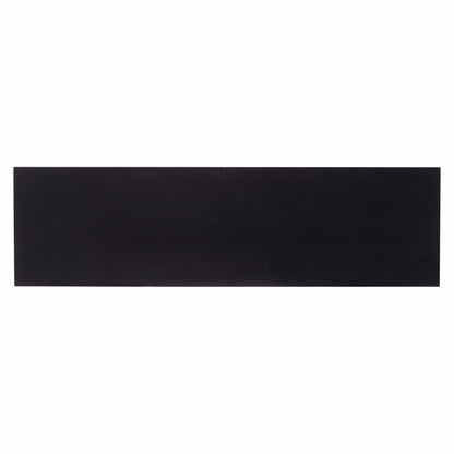 50" Black Solid Wood Two Drawer Sideboard