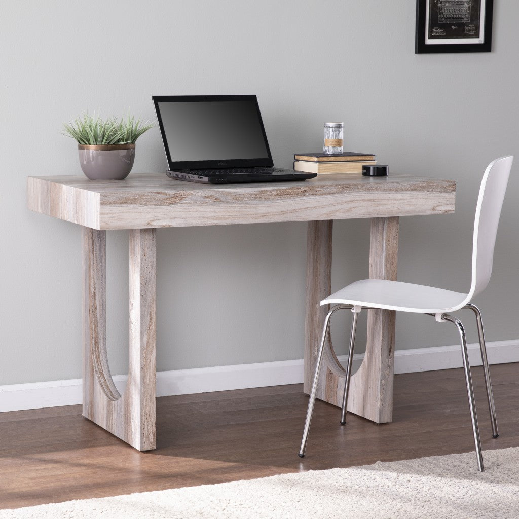 45" Brown Writing Desk