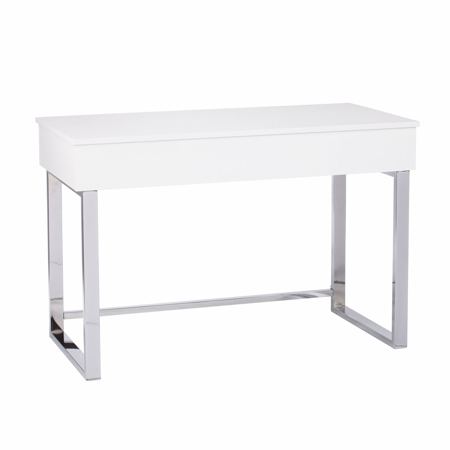 48" Adjustable White Standing Desk Converter