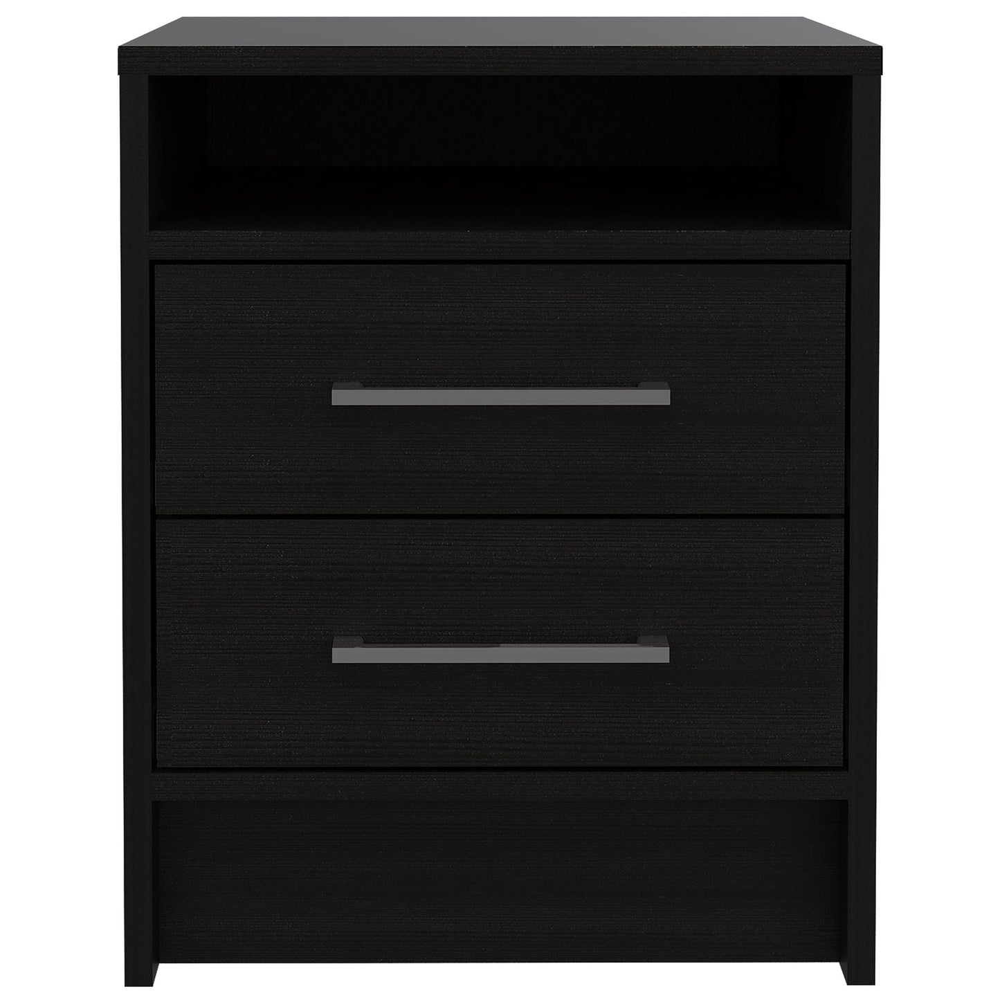 20" Wood Two Drawer Nightstand