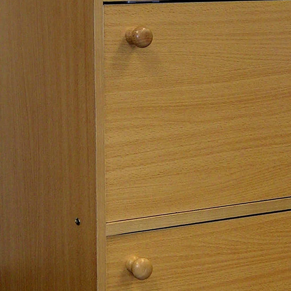 24" Natural Wood Bookcase