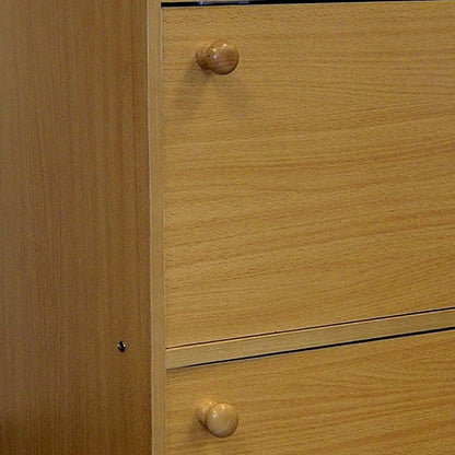 24" Natural Wood Bookcase