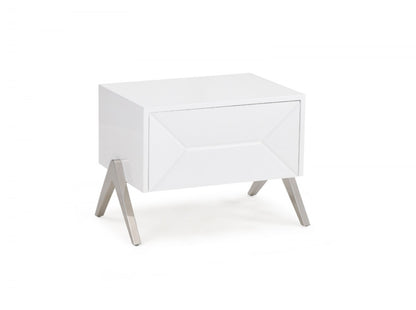 19" Wood One Drawer Nightstand