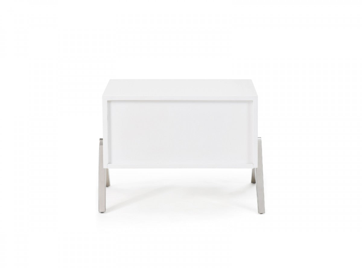 19" Wood One Drawer Nightstand