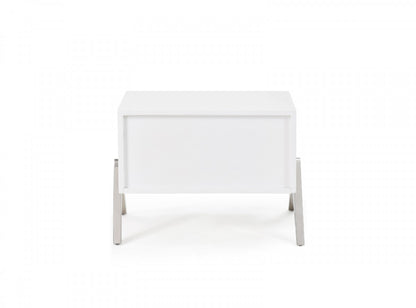 19" Wood One Drawer Nightstand