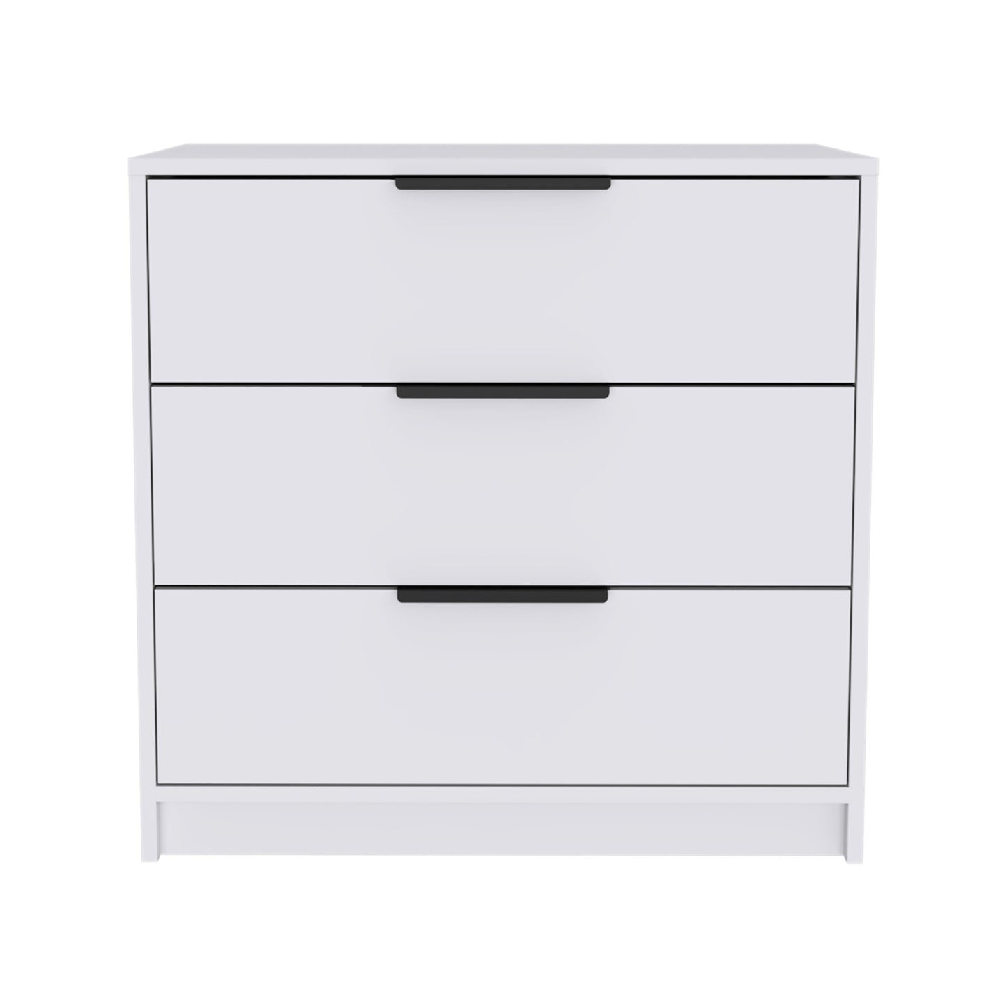 28" White Three Drawer Standard Chest