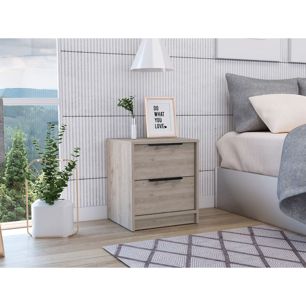 19" Wood One Drawer Nightstand