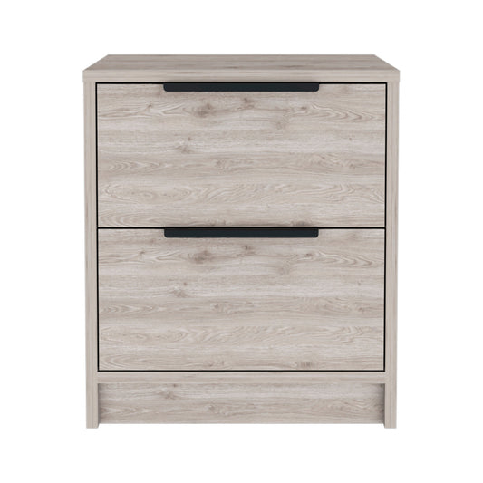 19" Wood One Drawer Nightstand