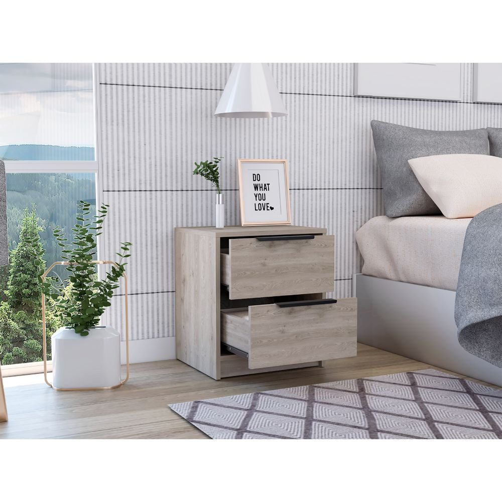 19" Wood One Drawer Nightstand
