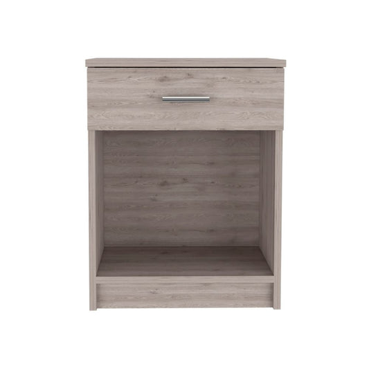 22" Wood One Drawer Nightstand