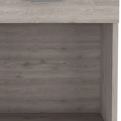 22" Light Gray Wood One Drawer Nightstand