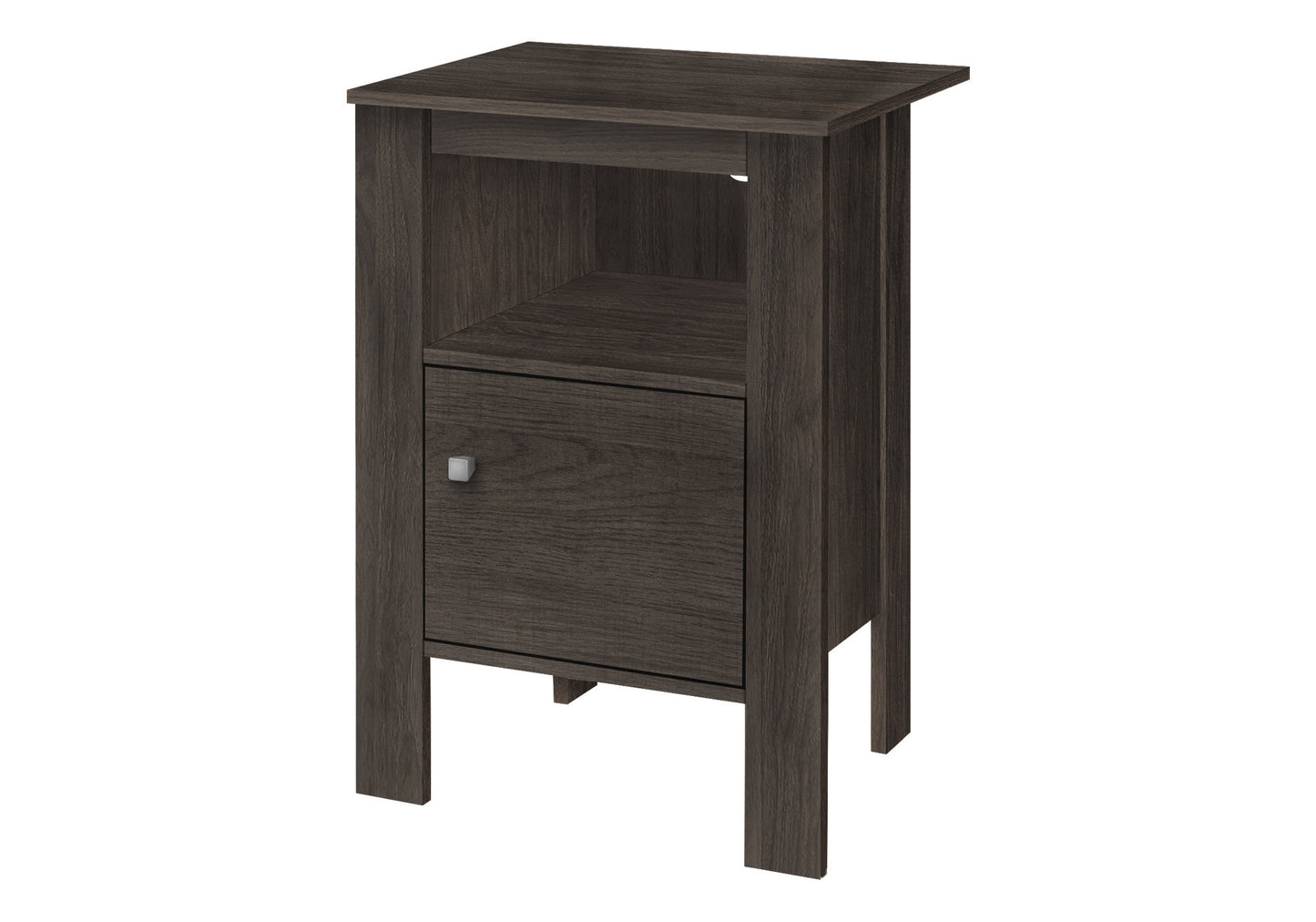 24" Brown Wood Nightstand