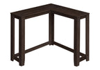 36" Espresso Wood Distressed Frame Console Table