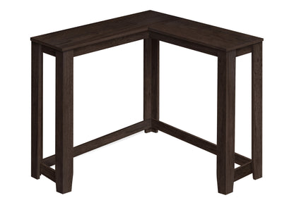 36" Espresso Wood Distressed Frame Console Table