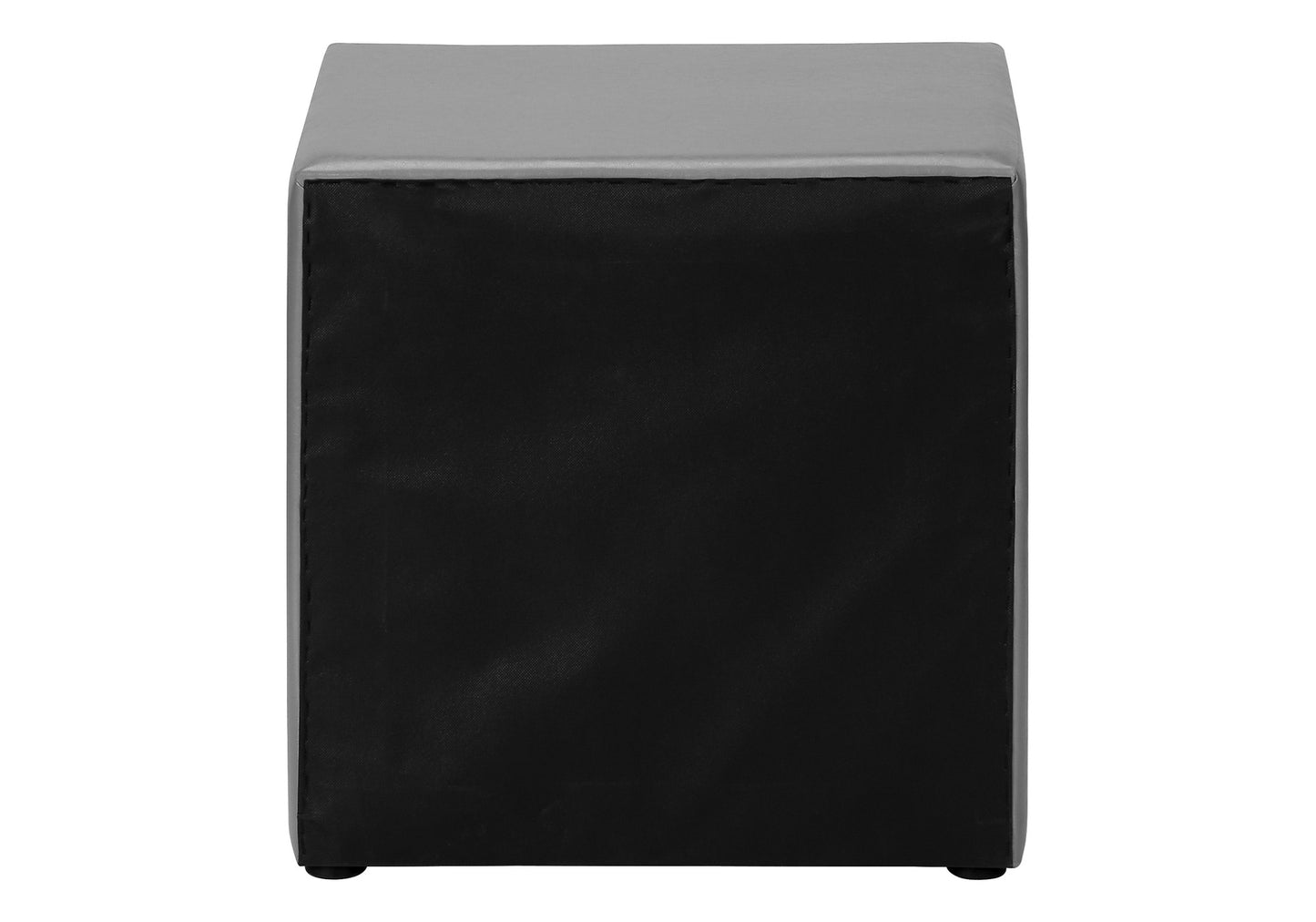 21" Gray Wood Two Drawer Nightstand