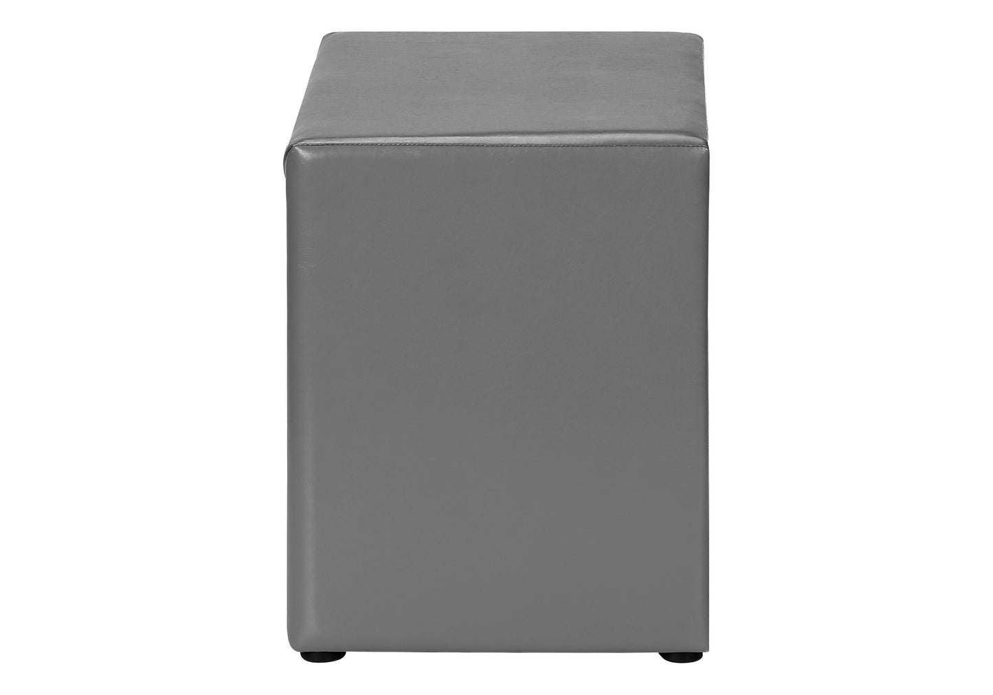 21" Gray Wood Two Drawer Nightstand