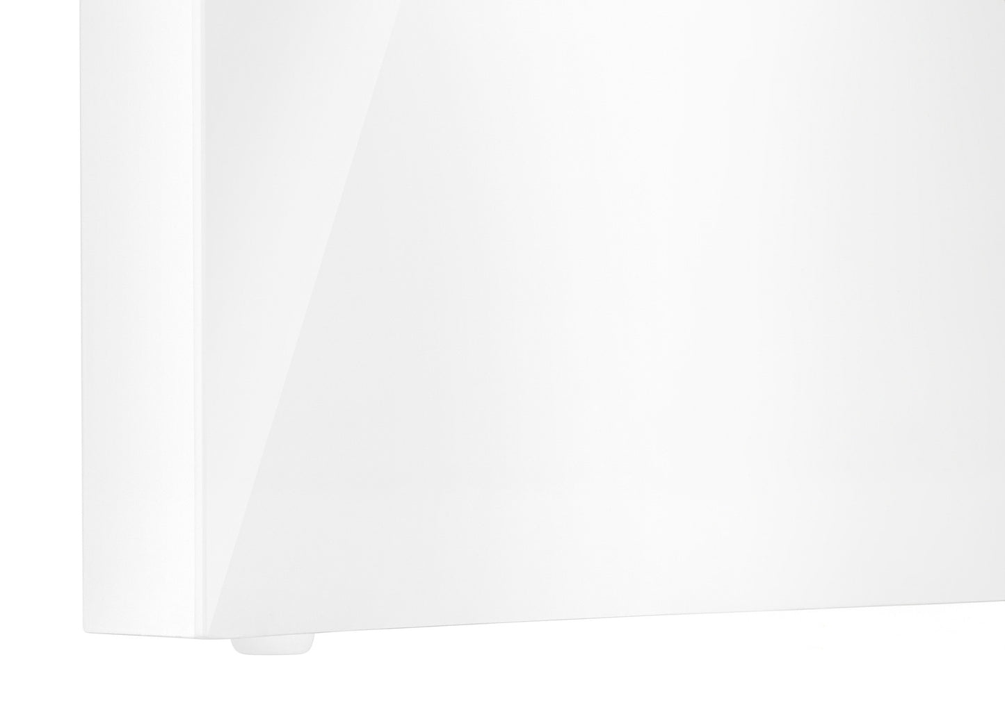 60" White Computer Desk With Two Drawers