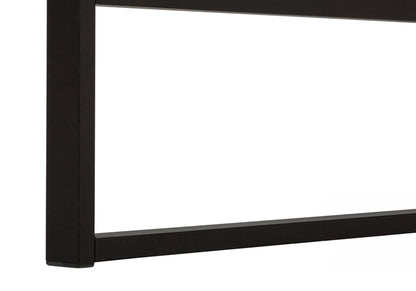 49" Gray and Black Computer Desk