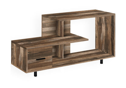 47" Brown Cabinet Enclosed Storage TV Stand
