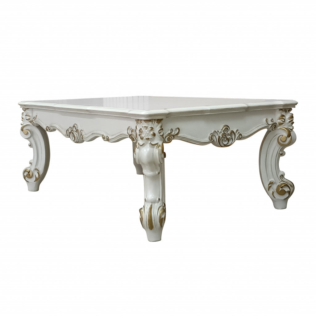 53" Pearl Wood Coffee Table