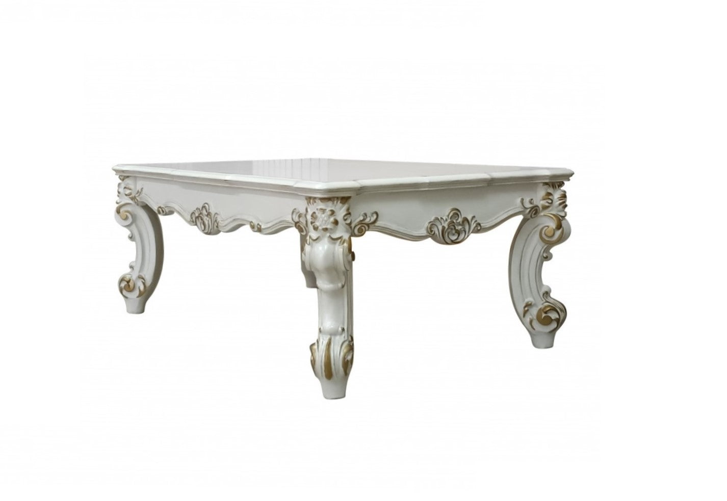 53" Pearl Wood Coffee Table