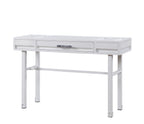 47" White Iron Vanity Table