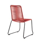 Five Piece Brown and Black Solid Wood Dining Set with Four Chairs