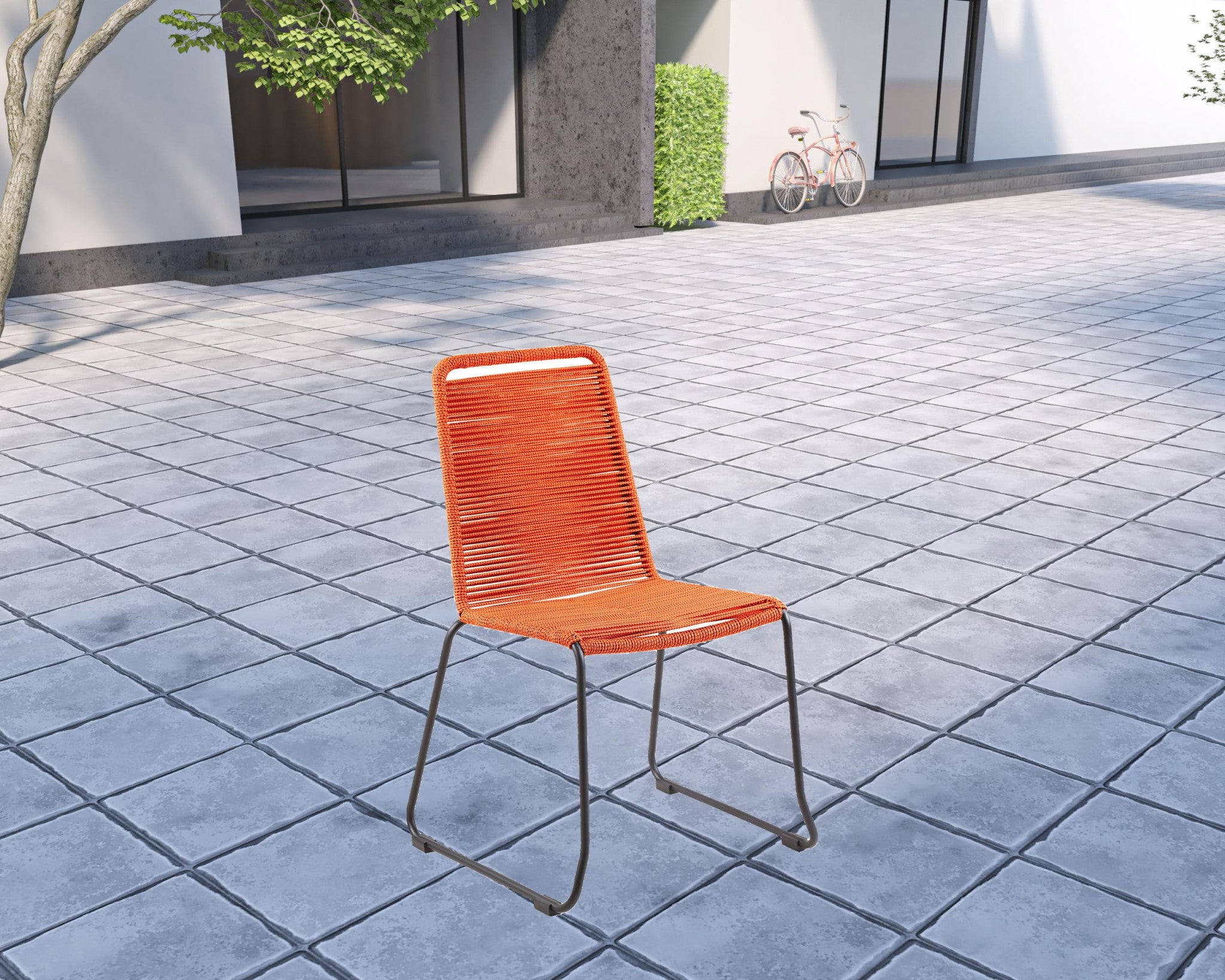 Five Piece Brown and Black Solid Wood Dining Set with Four Chairs