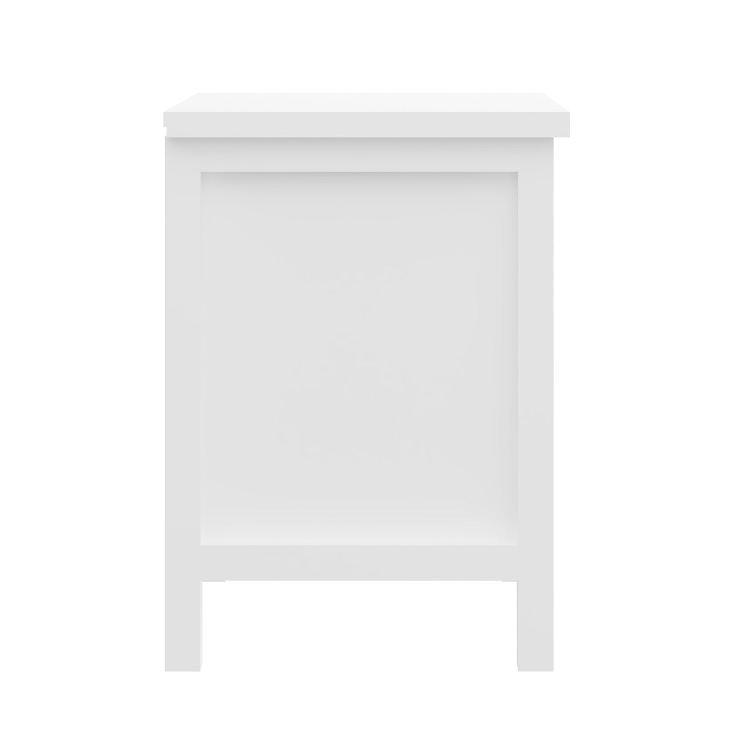 22" Solid Wood Two Drawer Nightstand