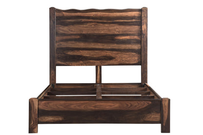 Walnut Live Edge Solid Wood Queen Bed Frame