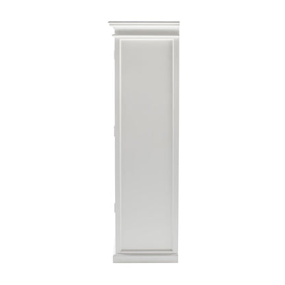 43" Off White Solid Wood Two Drawer