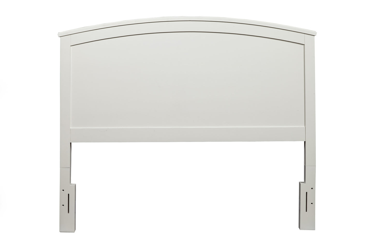 White Solid Wood King Bed Frame