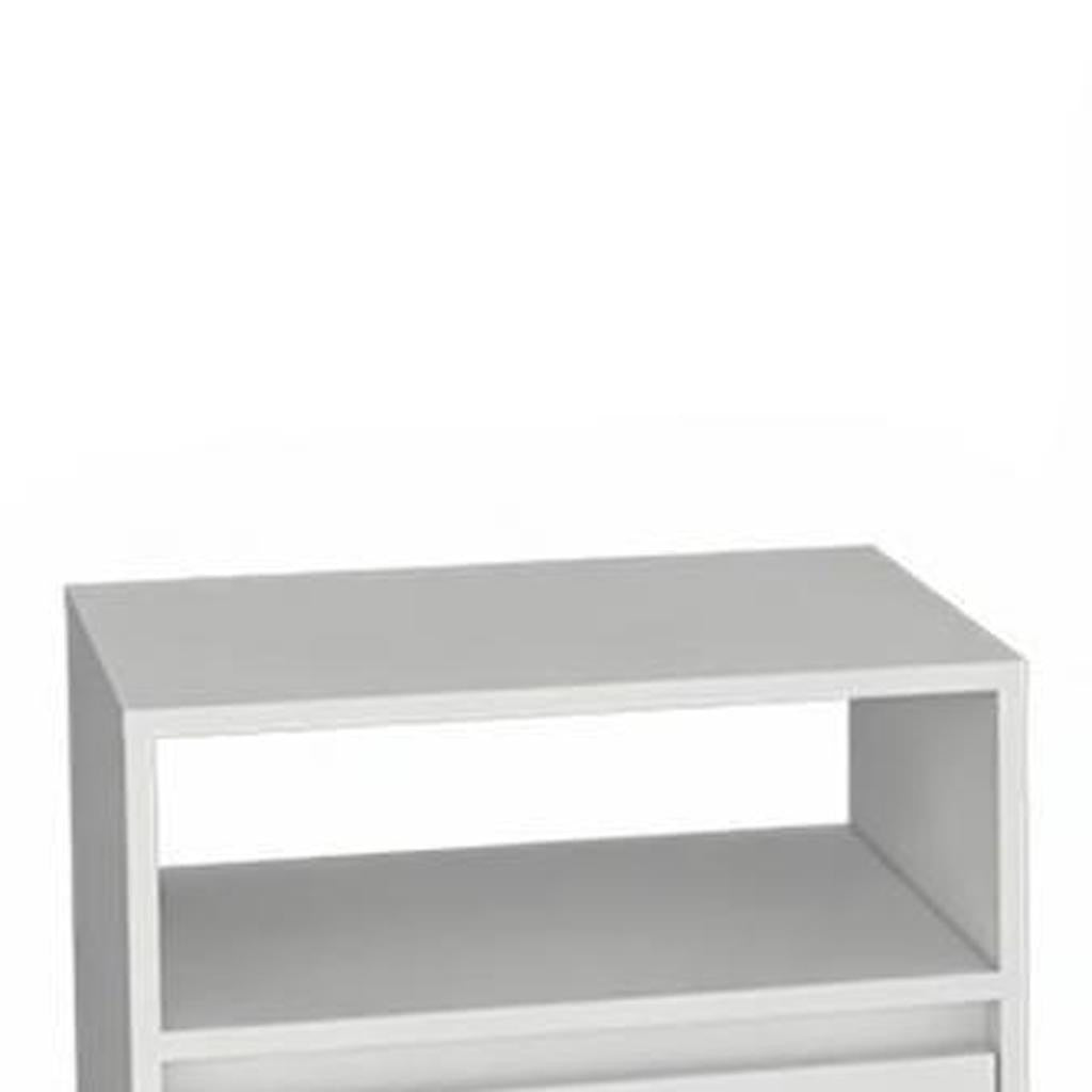 Two Piece White Bedroom Set