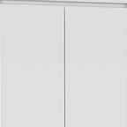 Two Piece White Bedroom Set