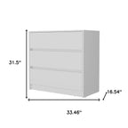 Two Piece White Bedroom Set