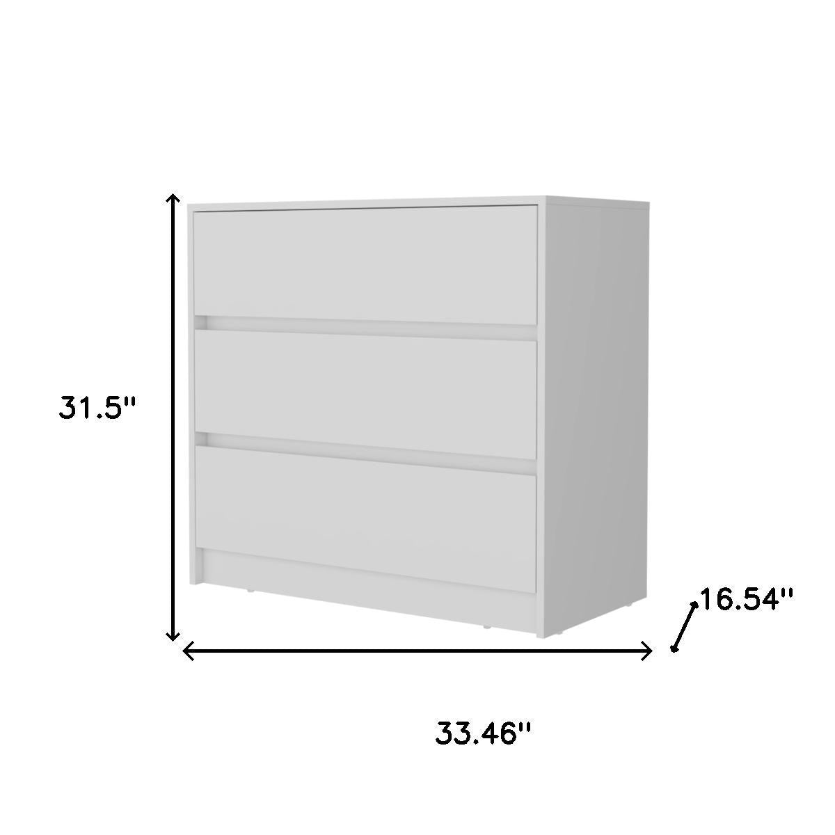 Two Piece White Bedroom Set