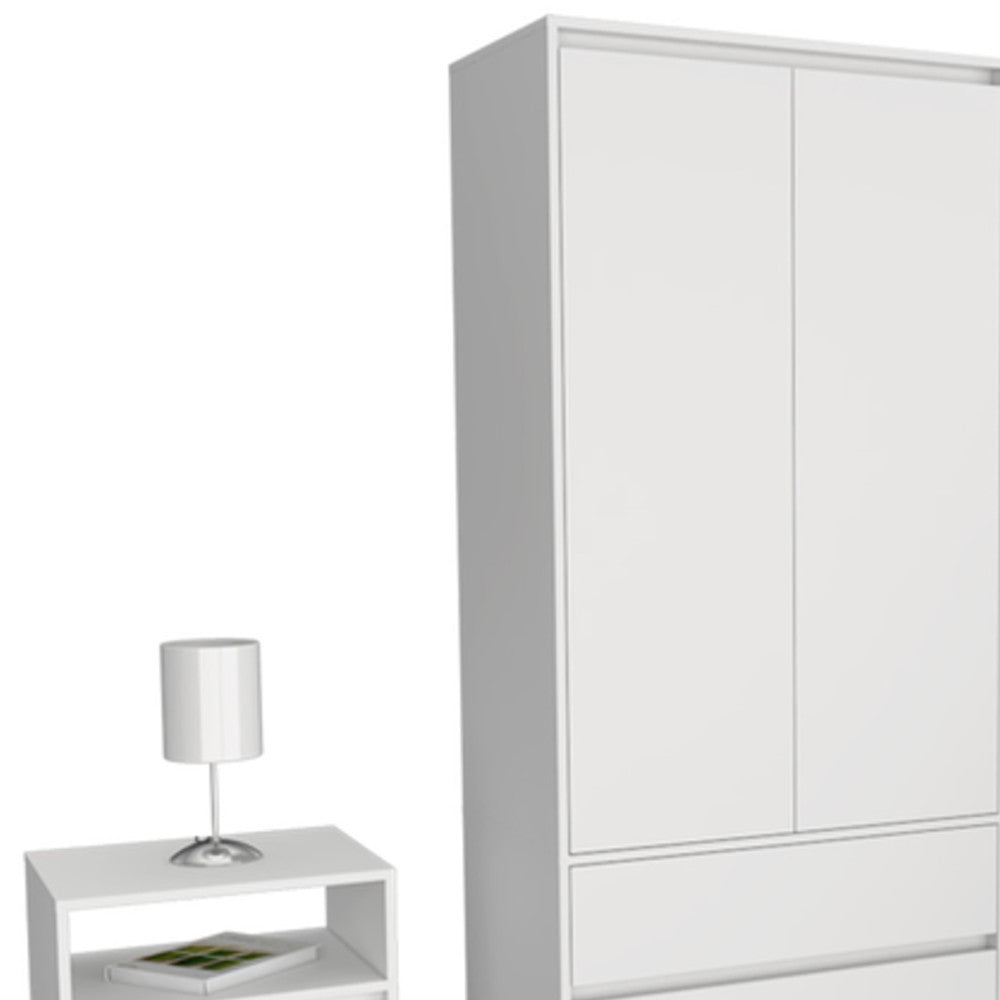 Three Piece White Bedroom Set